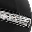 2017 Ford Edge - Driver Side Mirror, Power Adjust, Heated, Paintable, Manual Folding, In-housing Signal Light, With Blind Spot Glass, With Memory, With Puddle Light, No Auto-Dimming