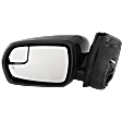 2017 Ford Edge - Driver Side Mirror, Power Adjust, Heated, Paintable, Manual Folding, In-housing Signal Light, With Blind Spot Glass, With Memory, With Puddle Light, No Auto-Dimming