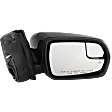 2015-2023 Ford Edge - Passenger Side Mirror, Power Adjust, Heated, Manual Folding, Paintable, In-housing Signal Light, With Memory, With Puddle Light, No Auto-Dimming, With Blind Spot Glass