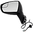 Driver Side Mirror, Power Adjust, Manual Folding, Non-Heated, Textured Black, No Signal Light, No Memory, No Puddle Light, No Auto-Dimming, No Blind Spot Feature