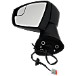 Driver Side Mirror, Power Adjust, Manual Folding, Non-Heated, Textured Black, No Signal Light, No Memory, No Puddle Light, No Auto-Dimming, No Blind Spot Feature