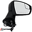 Passenger Side Mirror, Power Adjust, Manual Folding, Non-Heated, Paintable, In-housing Signal Light, No Memory, No Puddle Light, No Auto-Dimming, No Blind Spot Feature, SE Model