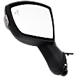 Driver Side Mirror, Power Adjust, Manual Folding, Non-Heated, Paintable, In-Housing Signal Light, No Memory, No Puddle Light, No Auto-Dimming, With Blind Spot Detection in Glass, SE Model