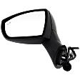 Driver Side Mirror, Power Adjust, Manual Folding, Non-Heated, Paintable, In-Housing Signal Light, No Memory, No Puddle Light, No Auto-Dimming, With Blind Spot Detection in Glass, SE Model