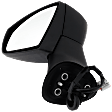 Driver Side Mirror, Power Adjust, Manual Folding, Non-Heated, Paintable, In-Housing Signal Light, No Memory, No Puddle Light, No Auto-Dimming, With Blind Spot Detection in Glass, SE Model