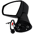 Driver Side Mirror, Power Adjust, Manual Folding, Non-Heated, Paintable, In-Housing Signal Light, No Memory, No Puddle Light, No Auto-Dimming, With Blind Spot Detection in Glass, SE Model