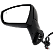 Driver Side Mirror, Power Adjust, Manual Folding, Heated, Paintable, In-Housing Signal Light, No Memory, No Puddle Light, No Auto-Dimming, With Blind Spot Detection in Glass