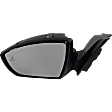 2017 Ford Focus - Driver Side Mirror, Power Adjust, Heated, Paintable, Manual Folding, In-housing Signal Light, With Blind Spot Detection in Glass, No Memory, With Puddle Light, No Auto-Dimming