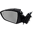 2017 Ford Focus - Driver Side Mirror, Power Adjust, Heated, Paintable, Manual Folding, In-housing Signal Light, With Blind Spot Detection in Glass, No Memory, With Puddle Light, No Auto-Dimming