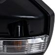 2017 Ford Focus - Driver Side Mirror, Power Adjust, Heated, Paintable, Manual Folding, In-housing Signal Light, With Blind Spot Detection in Glass, No Memory, With Puddle Light, No Auto-Dimming