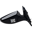 2017 Ford Focus - Driver Side Mirror, Power Adjust, Heated, Paintable, Manual Folding, In-housing Signal Light, With Blind Spot Detection in Glass, No Memory, With Puddle Light, No Auto-Dimming