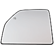 Driver Side, Upper Mirror Glass, Towing, Heated, No Blind Spot Feature, With Backing Plate