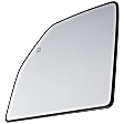 Driver Side, Upper Mirror Glass, Towing, Heated, No Blind Spot Feature, With Backing Plate