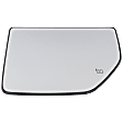 Driver Side, Upper Mirror Glass, Towing, Heated, No Blind Spot Feature, With Backing Plate