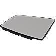 Passenger Side, Upper Mirror Glass, Non-Heated, No Blind Spot Feature, No Turn Signal Light, with Backing Plate