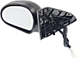 Driver Side Mirror, Power Adjust, Non-Folding, Non-Heated, Textured Black, No Signal Light, No Memory, No Puddle Light, No Auto-Dimming, No Blind Spot Feature