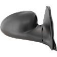Passenger Side Mirror, Manual Adjust, Non-Folding, Non-Heated, Textured Black, No Signal Light, No Memory, No Puddle Light, No Auto-Dimming, No Blind Spot Feature