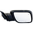 2013 Ford Explorer - Passenger Side Mirror, Power Adjust, Heated, Paintable, Power Folding, In-housing Signal Light, With Blind Spot Detection in Glass, With Memory, With Puddle Light, No Auto-Dimming