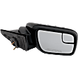 2013 Ford Explorer - Passenger Side Mirror, Power Adjust, Non-Heated, Paintable, Manual Folding, No Signal Light, With Blind Spot Glass, No Memory, No Puddle Light, No Auto-Dimming