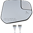 2016-2023 Ford Transit Connect - Driver Side Mirror Glass, Heated, with Blind Spot Detection In Glass, No Turn Signal Light, with Auto-Dimming, Mini Passenger Van/Mini Cargo Van