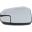 2016-2023 Ford Transit Connect - Driver Side Mirror Glass, Heated, with Blind Spot Detection In Glass, No Turn Signal Light, with Auto-Dimming, Mini Passenger Van/Mini Cargo Van