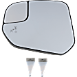2016-2023 Ford Transit Connect - Passenger Side Mirror Glass, Heated, with Blind Spot Detection In Glass, No Turn Signal Light, with Auto-Dimming, Mini Passenger Van/Mini Cargo Van