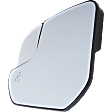 2016-2023 Ford Transit Connect - Passenger Side Mirror Glass, Heated, with Blind Spot Detection In Glass, No Turn Signal Light, with Auto-Dimming, Mini Passenger Van/Mini Cargo Van