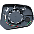 2016-2023 Ford Transit Connect - Passenger Side Mirror Glass, Heated, with Blind Spot Detection In Glass, No Turn Signal Light, with Auto-Dimming, Mini Passenger Van/Mini Cargo Van