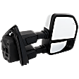 Passenger Side Towing Mirror, Power Folding, Power-Extend, Chrome, With Memory, Blind Spot Detection, Signal Light, Puddle Light, Power Adjust, Heated, No Auto-Dimming