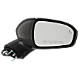 Passenger Side Mirror, Power Adjust, Heated, Manual Folding, Paintable, In-housing Signal Light, With Memory, With Puddle Light, No Auto-Dim, With Blind Spot Detection in Glass