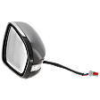 Passenger Side Mirror, Power Adjust, Heated, Manual Folding, Paintable, In-housing Signal Light, With Memory, With Puddle Light, No Auto-Dim, With Blind Spot Detection in Glass