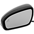 Driver Side Mirror, Power Adjust, Heated, Manual Folding, Paintable, In-housing Signal Light, With Memory, With Puddle Light, No Auto-Dim, With Blind Spot Detection in Glass