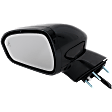 Driver Side Mirror, Power Adjust, Heated, Manual Folding, Paintable, In-housing Signal Light, With Memory, With Puddle Light, No Auto-Dim, With Blind Spot Detection in Glass