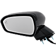 Driver Side Mirror, Power Adjust, Heated, Manual Folding, Paintable, In-housing Signal Light, With Memory, With Puddle Light, No Auto-Dim, With Blind Spot Detection in Glass