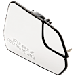 Passenger Side Mirror Glass, Non-Heated, With Blind Spot Glass