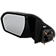 Driver Side Mirror, Power Adjust, Heated, Power Folding, Paintable, In-housing Signal Light, With Memory, No Puddle Light, No Auto-Dim, With Blind Spot Light in Glass