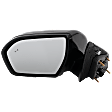 Driver Side Mirror, Power Adjust, Heated, Power Folding, Paintable, In-housing Signal Light, With Memory, No Puddle Light, No Auto-Dim, With Blind Spot Light in Glass