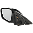 2022 Ford Escape - Driver Side Mirror, Power Adjust, Heated, Paintable, Manual Folding, No Signal Light, With Blind Spot Detection in Glass, With Memory, With Puddle Light, No Auto-Dim