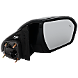 Passenger Side Mirror, Power Adjust, Heated, Power Folding, Paintable, In-housing Signal Light, With Memory, No Puddle Light, No Auto-Dim, With Blind Spot Light in Glass