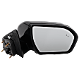 Passenger Side Mirror, Power Adjust, Heated, Power Folding, Paintable, In-housing Signal Light, With Memory, No Puddle Light, No Auto-Dim, With Blind Spot Light in Glass