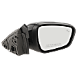 Passenger Side Mirror, Power Adjust, Heated, Manual Folding, Paintable, No Signal Light, With Memory, With Puddle Light, No Auto-Dim, With Blind Spot Detection in Glass