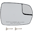 2015-2018 Ford Edge - Passenger Side Mirror Glass, Non-Heated, No Blind Spot Glass