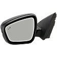 Driver Side Mirror, Power Adjust, Heated, Manual Folding, Paintable, In-housing Signal Light, With Memory, No Puddle Light, No Auto-Dim, With Blind Spot Detection in Glass