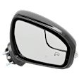 2015-2017 Ford Fusion - Passenger Side Mirror, Power Adjust, Heated, Manual Folding, Paintable, In-housing Signal Light, With Memory, With Puddle Light, No Auto-Dim, With Blind Spot Glass