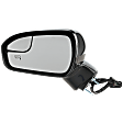 2015 Ford Fusion SE - Driver Side Mirror, Power Adjust, Heated, Paintable, Manual Folding, In-housing Signal Light, No Blind Spot Feature, No Memory, With Puddle Light, No Auto-Dimming
