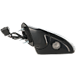 2015 Ford Fusion SE - Driver Side Mirror, Power Adjust, Heated, Paintable, Manual Folding, In-housing Signal Light, No Blind Spot Feature, No Memory, With Puddle Light, No Auto-Dimming