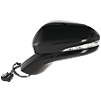 2015 Ford Fusion SE - Driver Side Mirror, Power Adjust, Heated, Paintable, Manual Folding, In-housing Signal Light, No Blind Spot Feature, No Memory, With Puddle Light, No Auto-Dimming