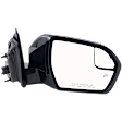 Passenger Side Mirror, Power Adjust, Heated, Manual Folding, Paintable, No Signal Light, No Memory, With Puddle Light, No Auto-Dim, With Blind Spot Glass