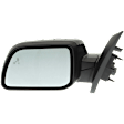 Driver Side Mirror, Power Adjust, Heated, Manual Folding, Paintable, In-housing Signal Light, With Memory, With Puddle Light, No Auto-Dimming, With Blind Spot Detection in Glass