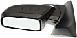 Driver Side Mirror, Power Adjust, Heated, Manual Folding, Paintable, In-housing Signal Light, With Memory, With Puddle Light, No Auto-Dimming, With Blind Spot Detection in Glass